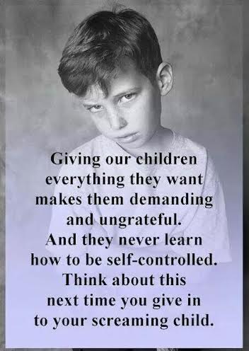 Giving Our Children Everything They Want.... - The Path Less Taken